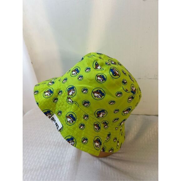 Buc-ee bucket hat reversible green blue os - Picture 3 of 7
